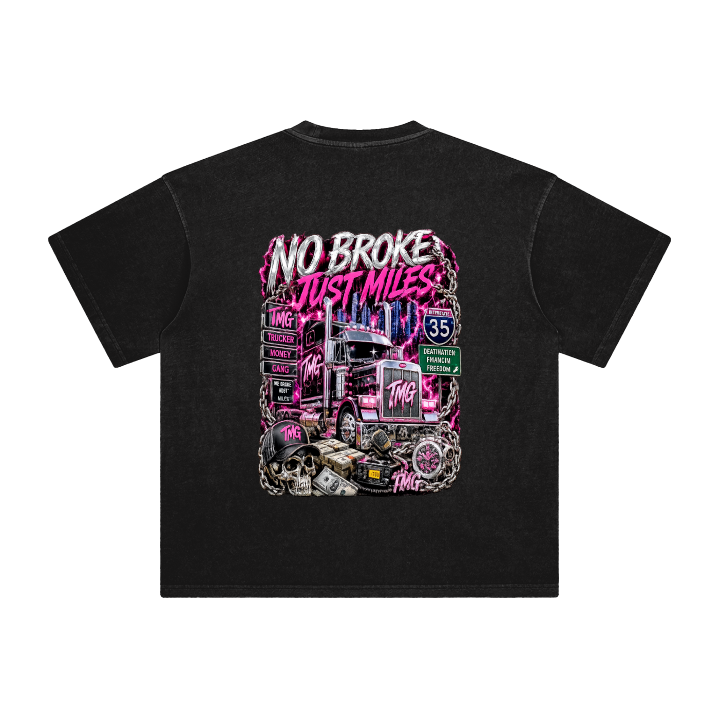 Enzyme Washed T-Shirt