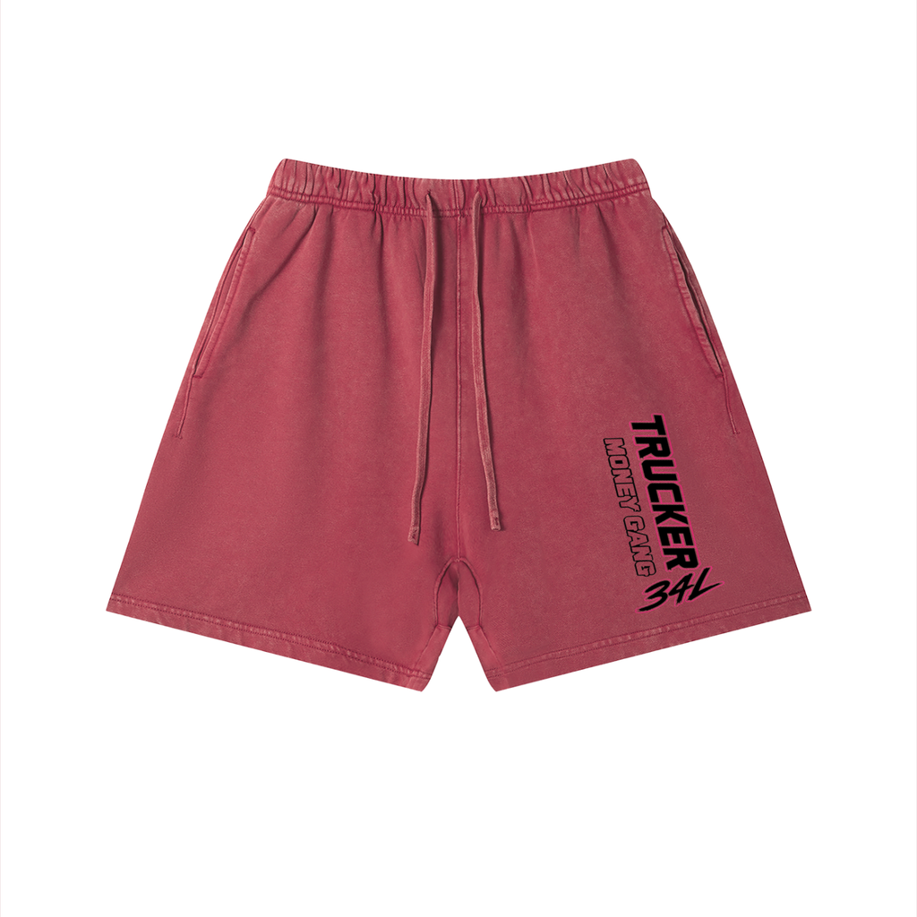 Unisex Vintage Wash Cotton Shorts
