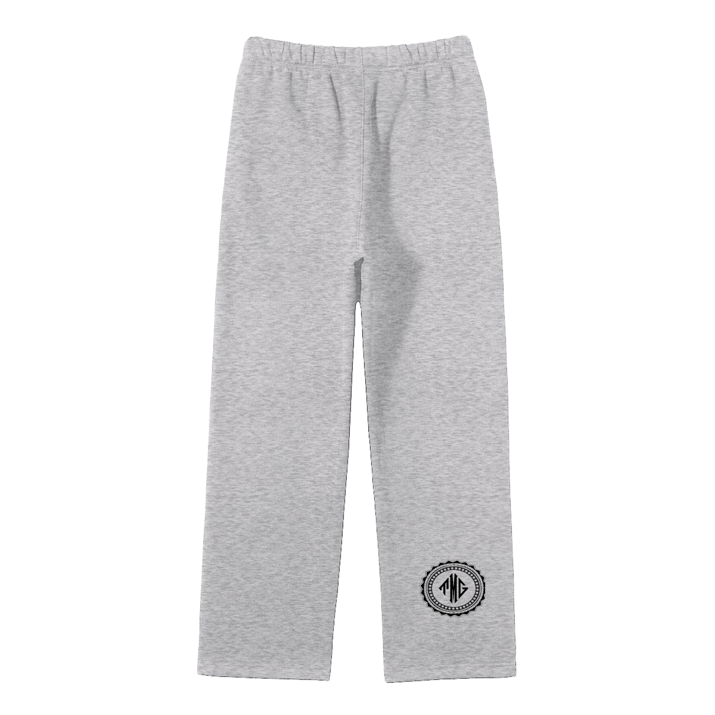 Unisex Solid Color Fleece Straight Leg Pants