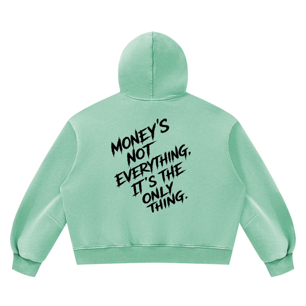 Unisex Vintage Wash Boxy Fleece Hoodie