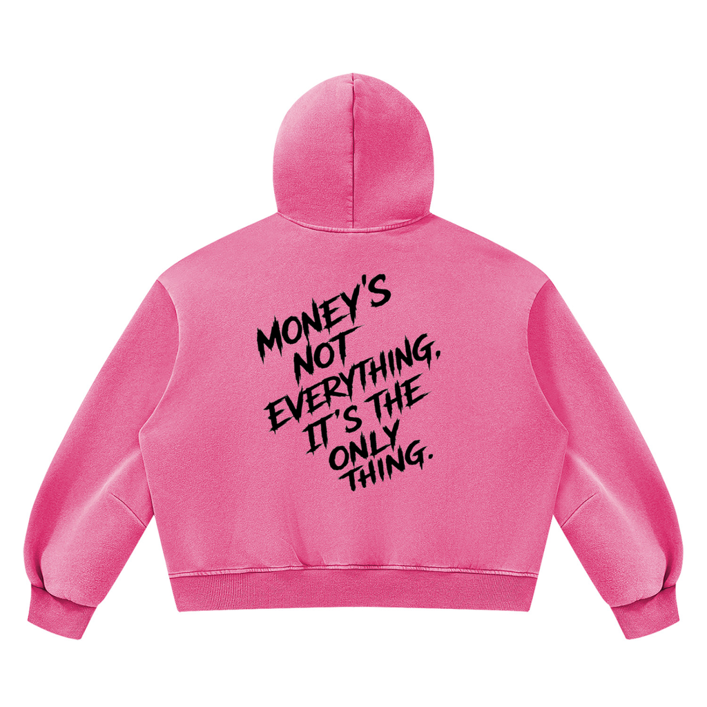 Unisex Vintage Wash Boxy Fleece Hoodie