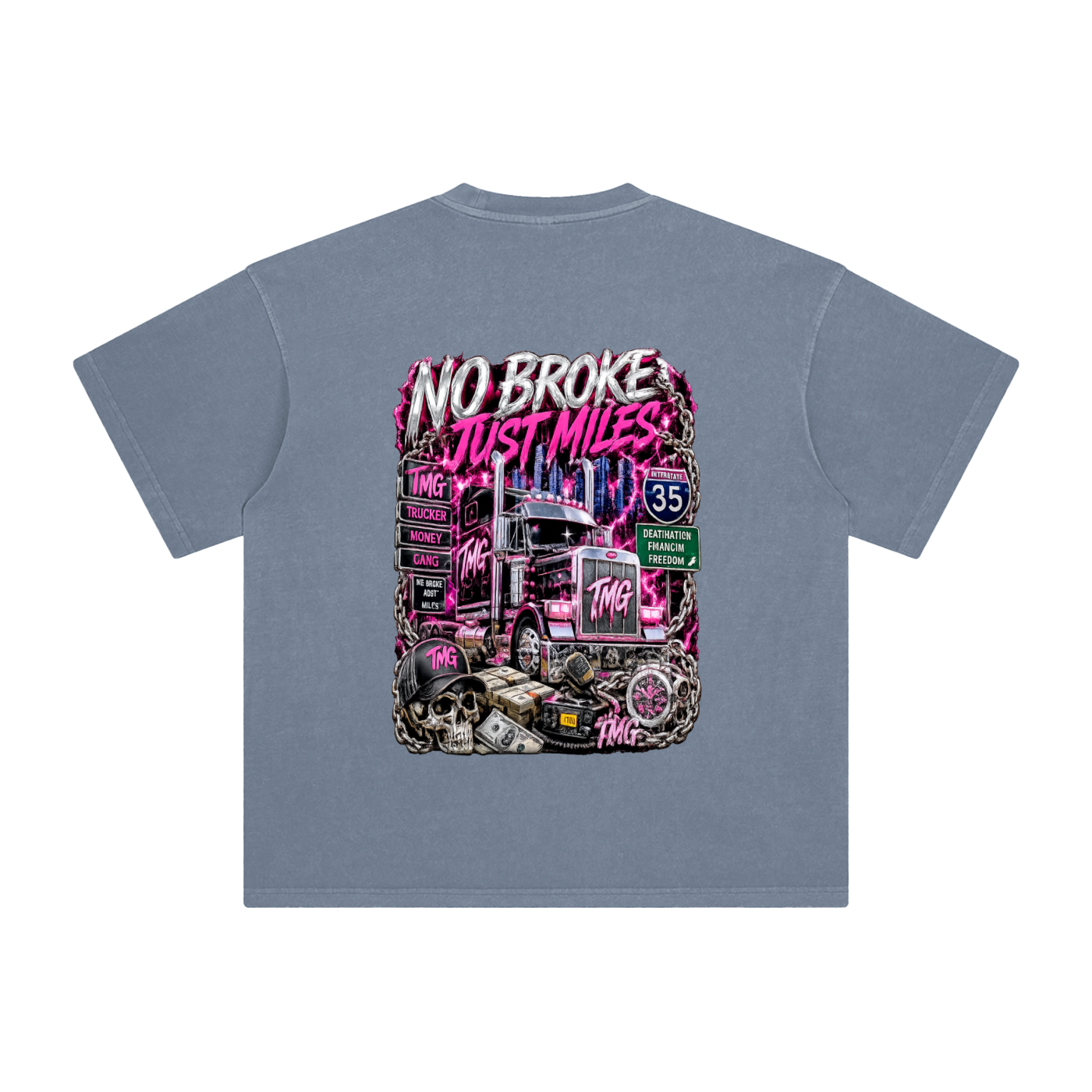 Enzyme Washed T-Shirt