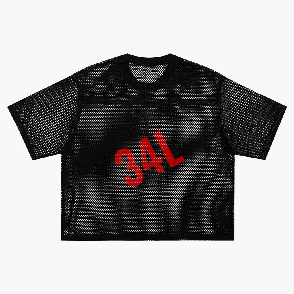See-through Boxy Net T-Shirt