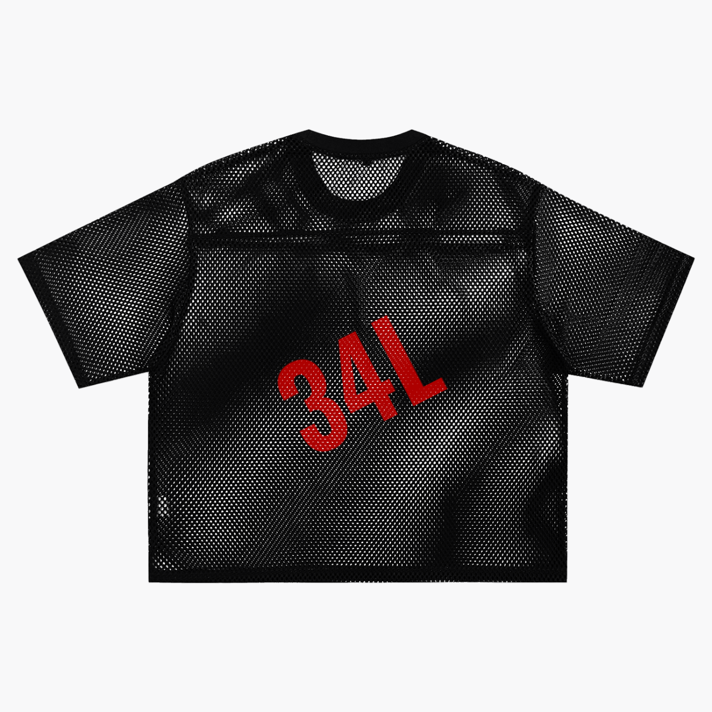 See-through Boxy Net T-Shirt
