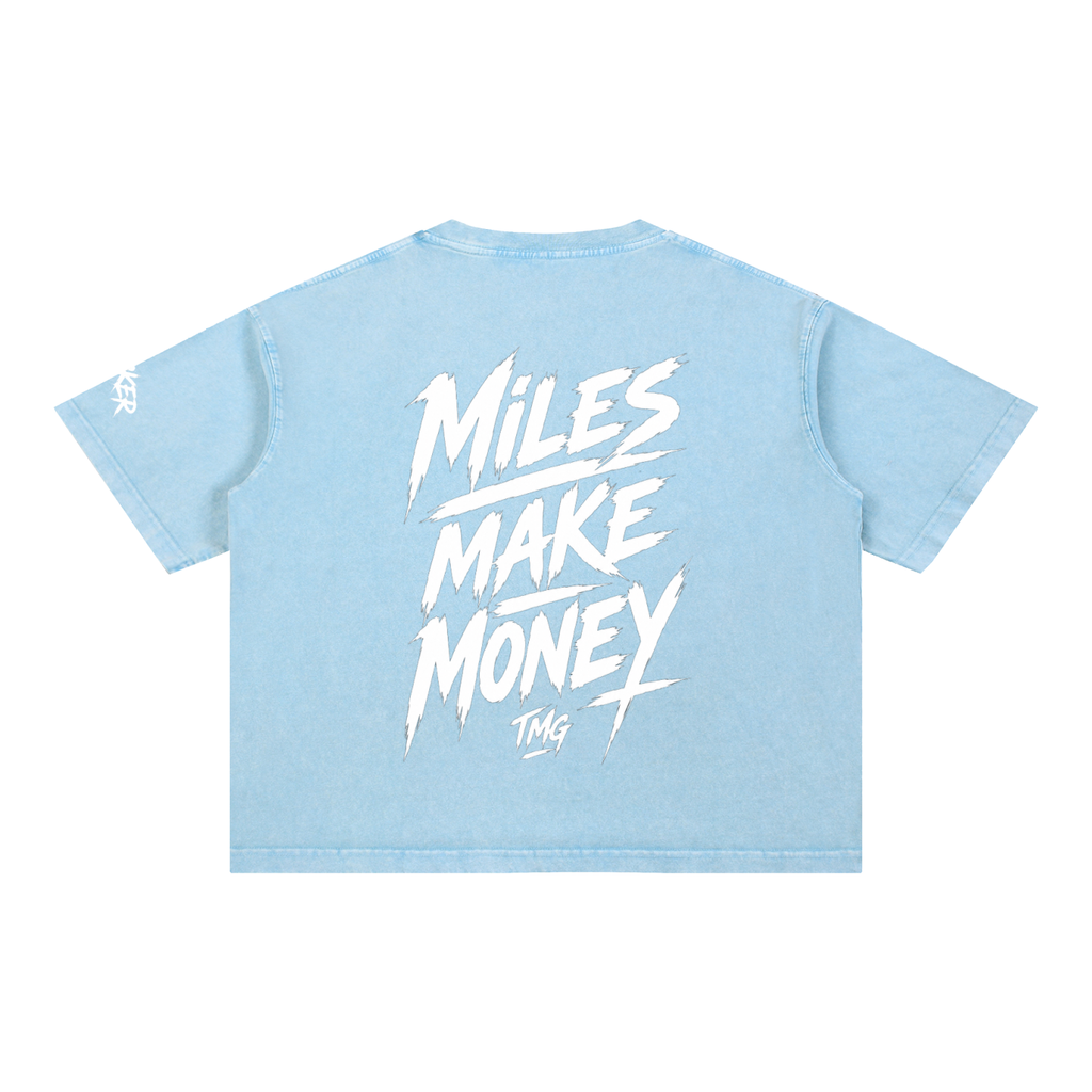 Mineral Wash Boxy Cotton T-Shirt