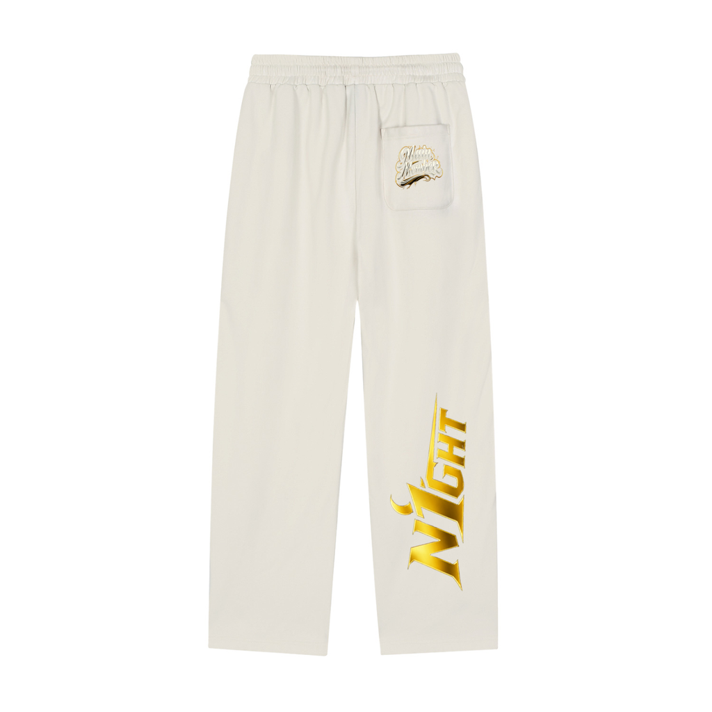 Reflection Striped Straight-Leg Sweatpants
