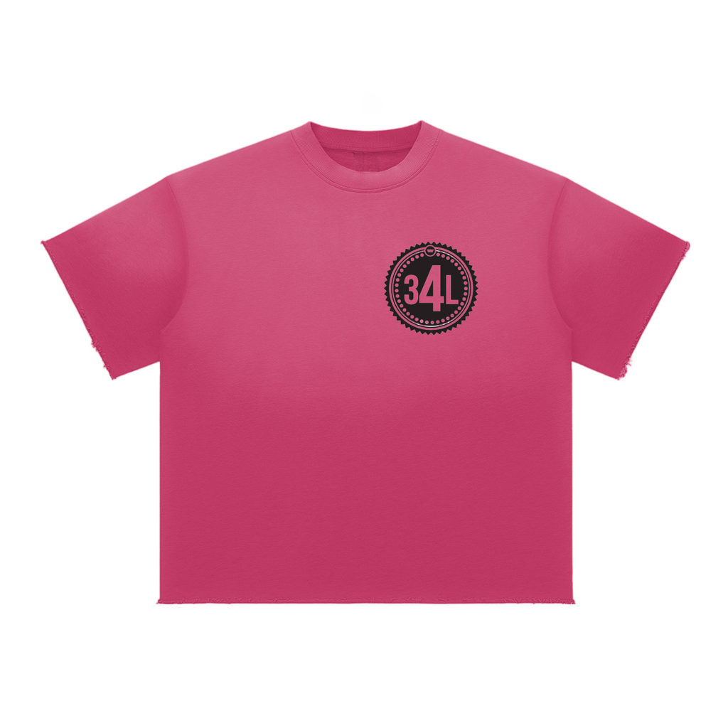 Sun Fade Raw Edge T-Shirt