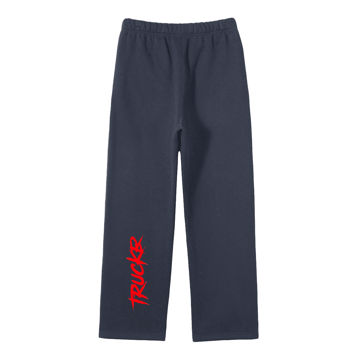 Unisex Solid Color Fleece Straight Leg Pants