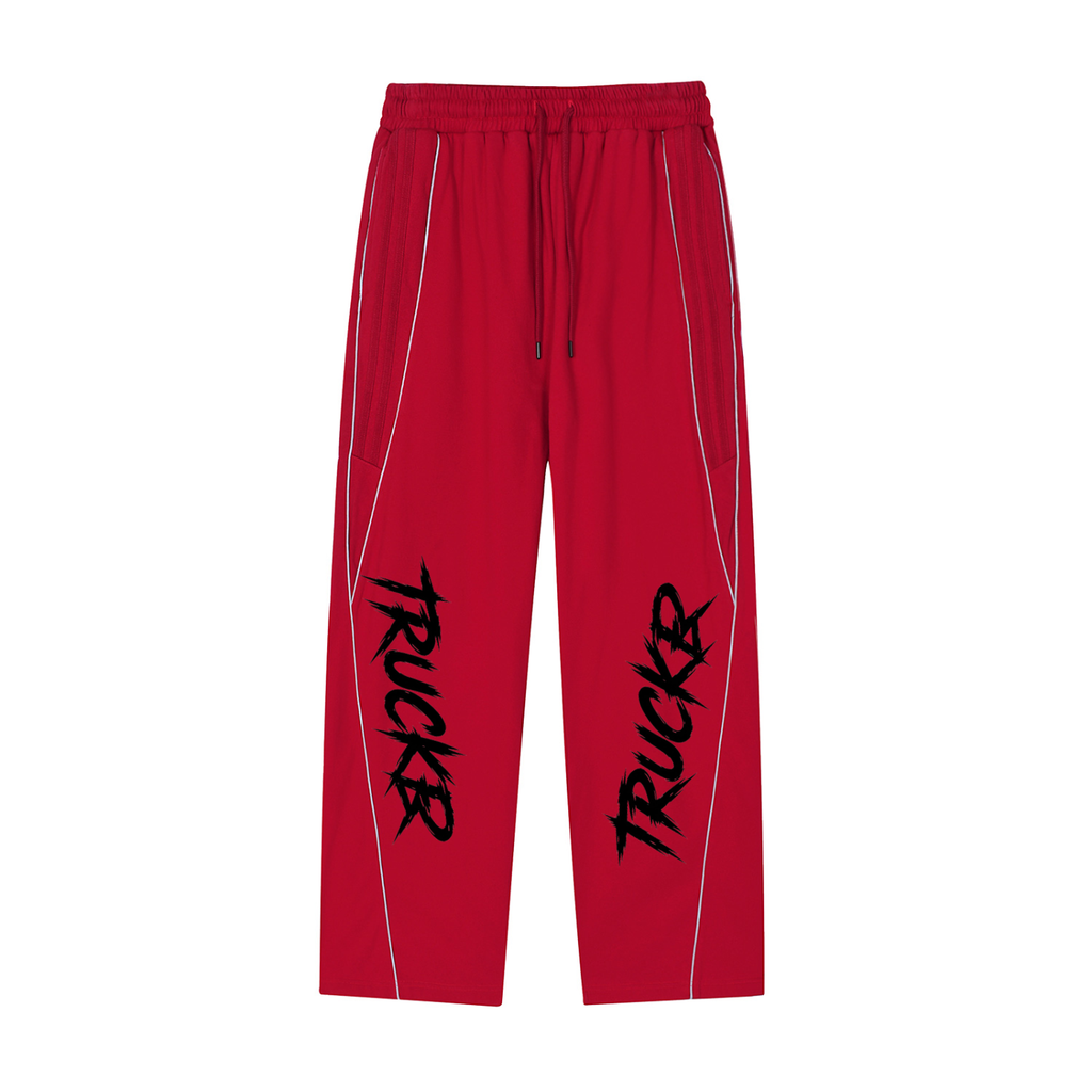 Reflection Striped Straight-Leg Sweatpants