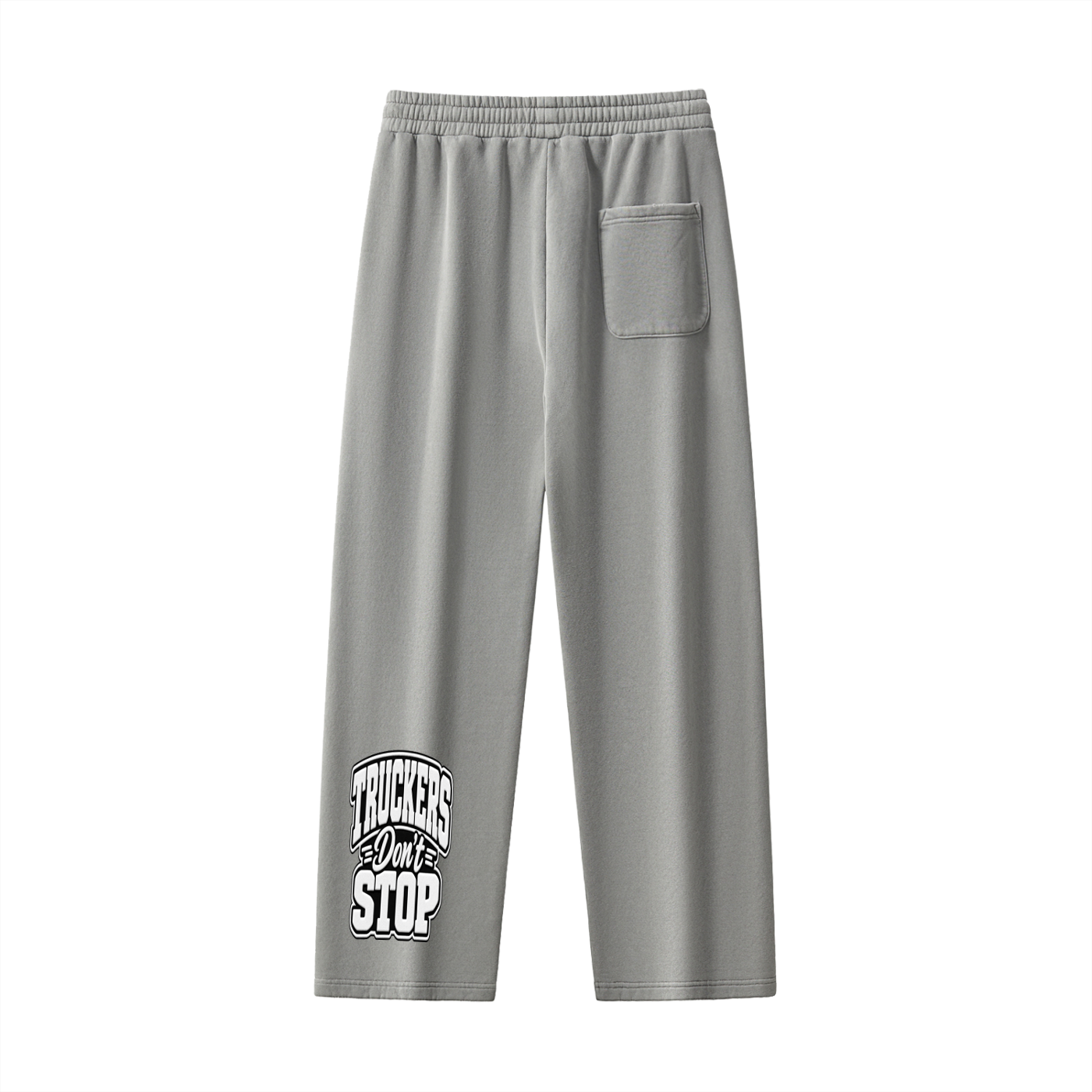 Frayed Enzyme Washed Fleece Sweatpants