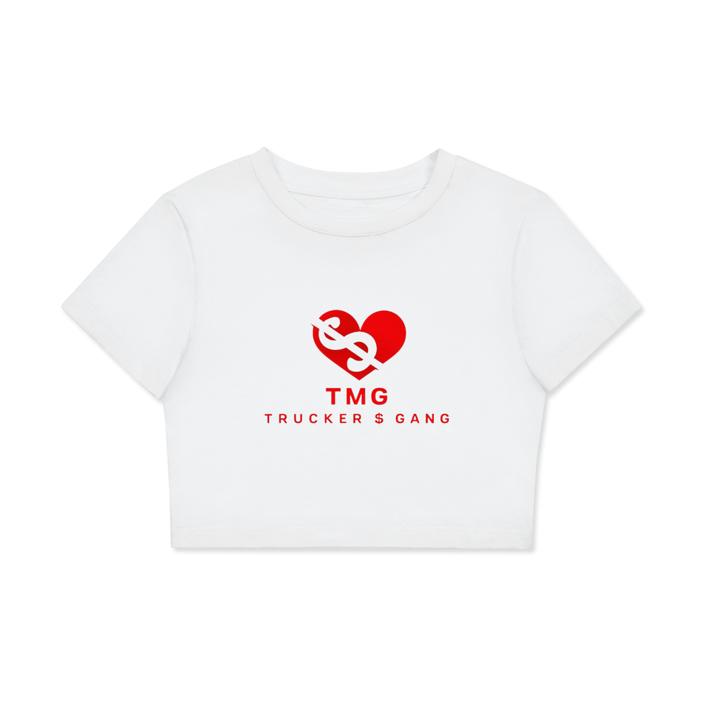 Fitted Crop Cotton T-Shirt