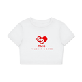 Fitted Crop Cotton T-Shirt