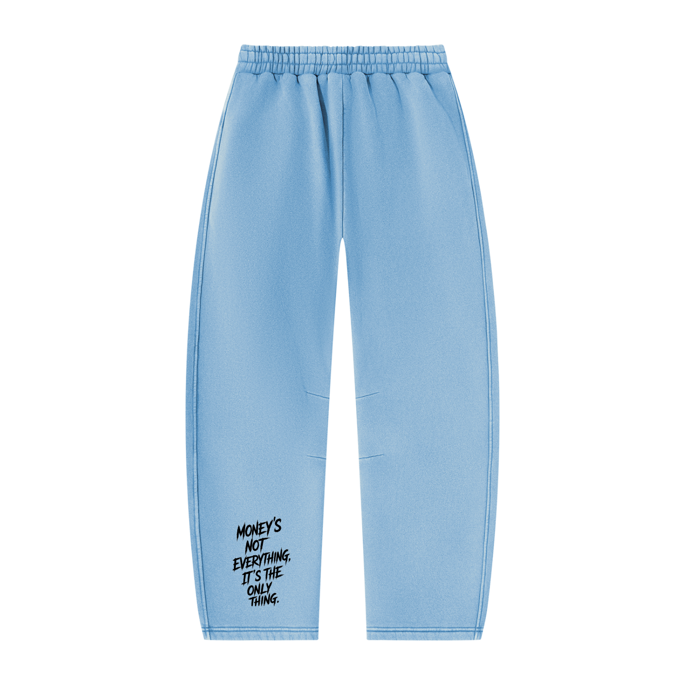 Unisex Vintage Wash Barrel Leg Fleece Sweatpants
