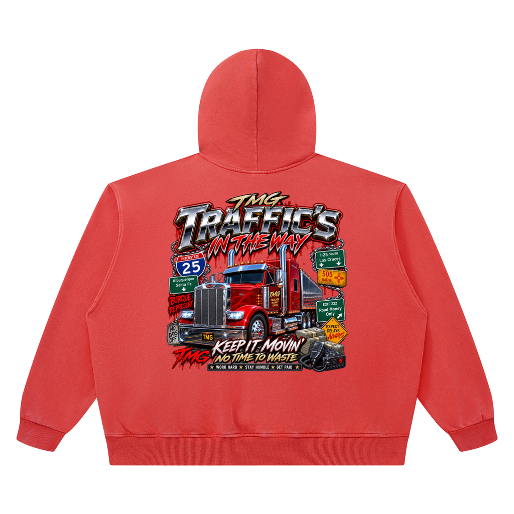 Unisex Heavyweight Vintage Wash Boxy Hoodie