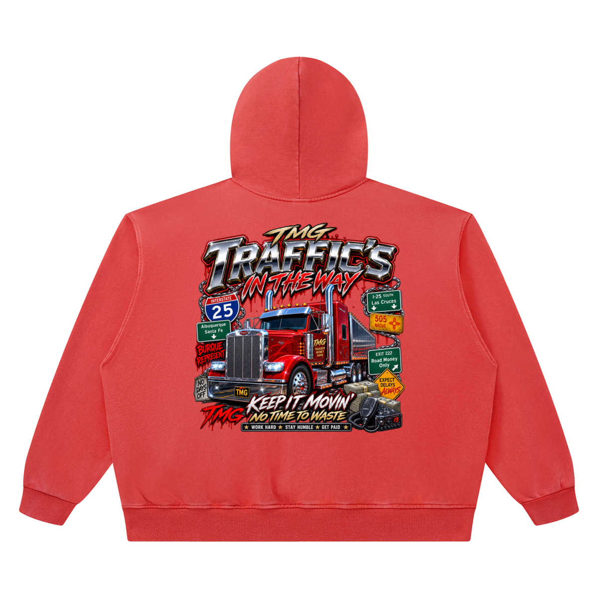 Unisex Heavyweight Vintage Wash Boxy Hoodie