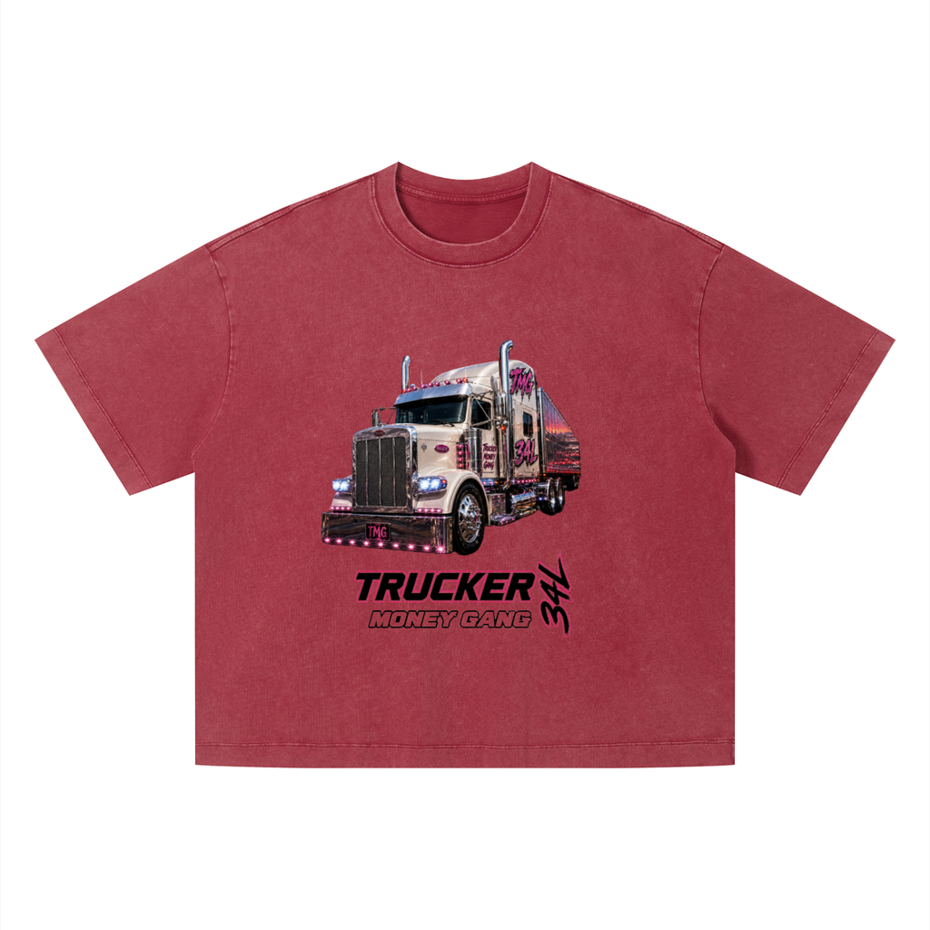 Unisex Vintage Wash Boxy T-Shirt