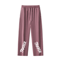 Frayed Enzyme Washed Fleece Sweatpants