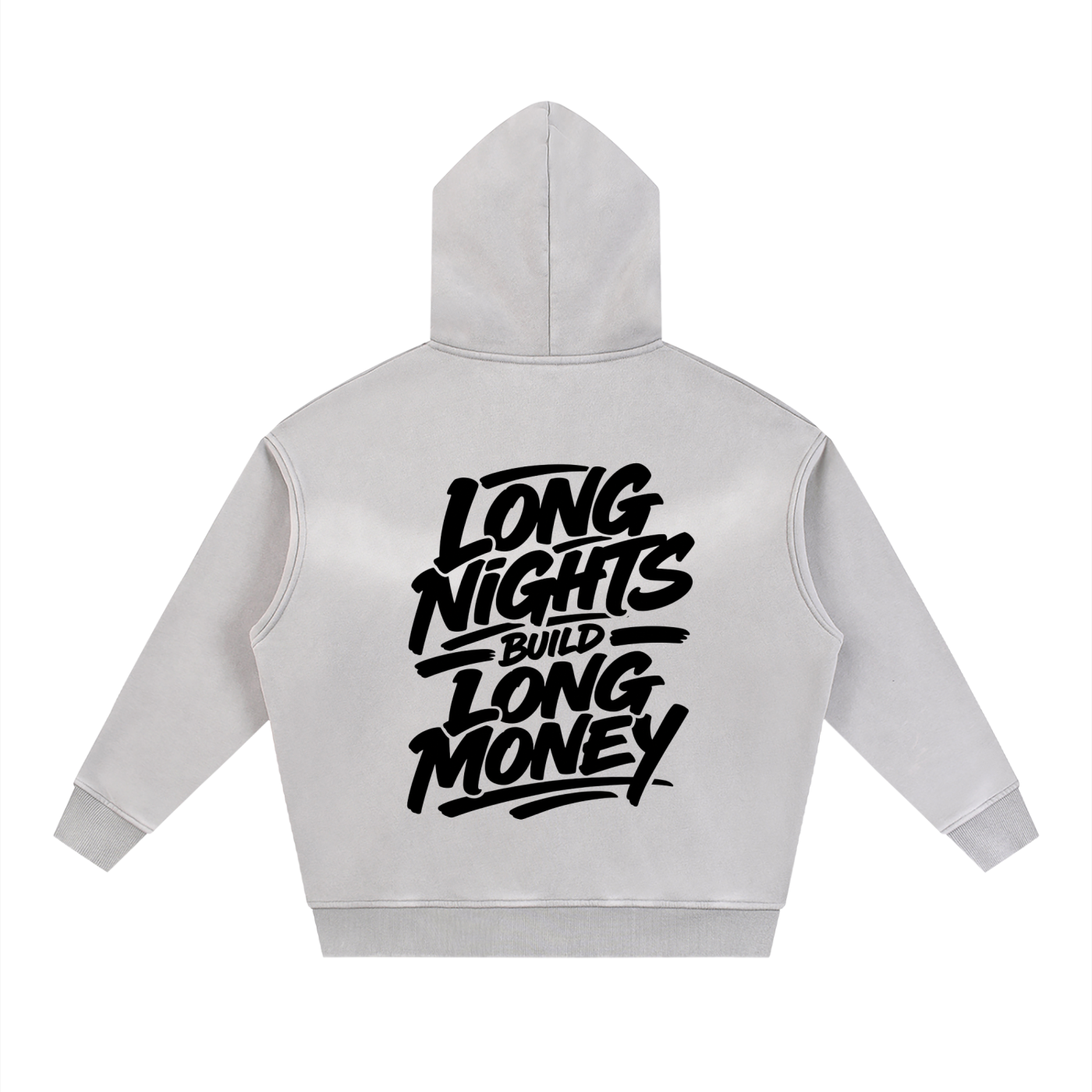 Sunfade Two-way Zipper Boxy Fleece Hoodie