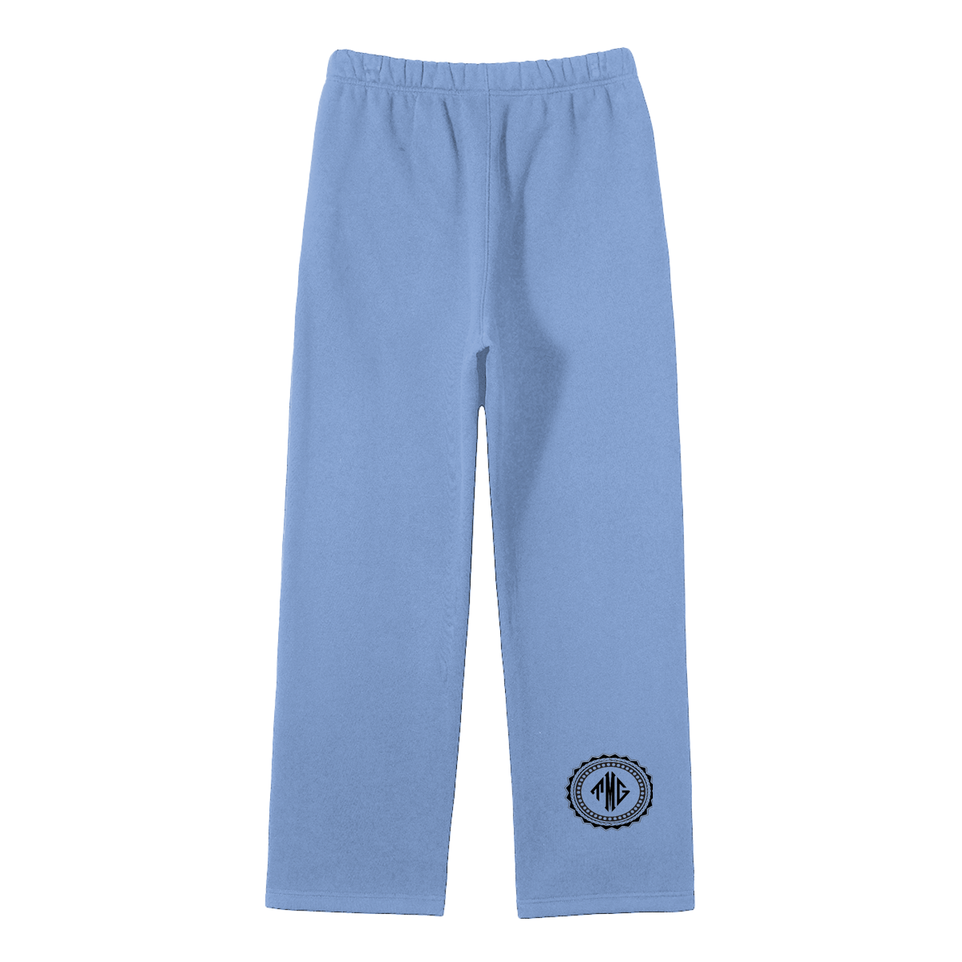 Unisex Solid Color Fleece Straight Leg Pants