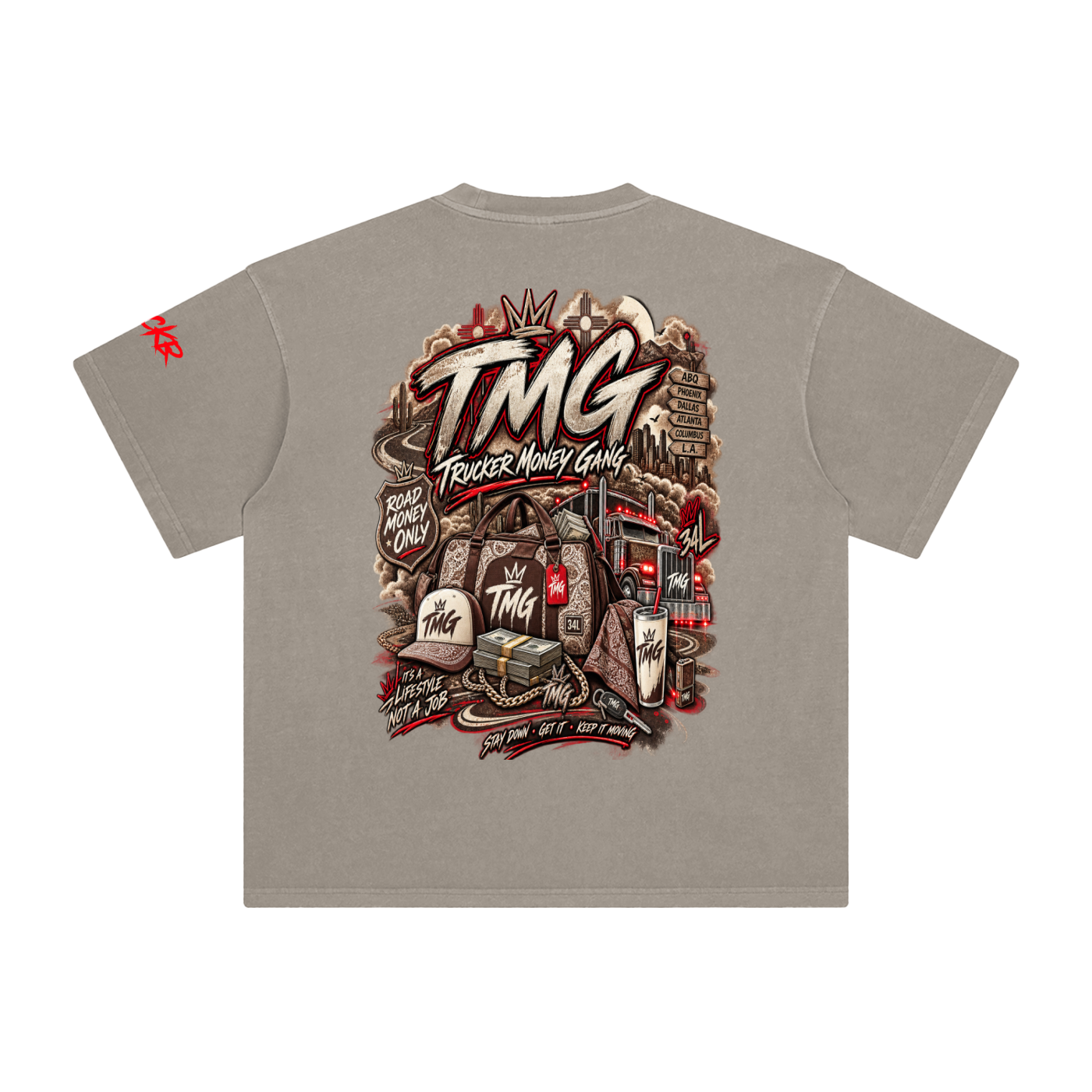 Enzyme Washed T-Shirt