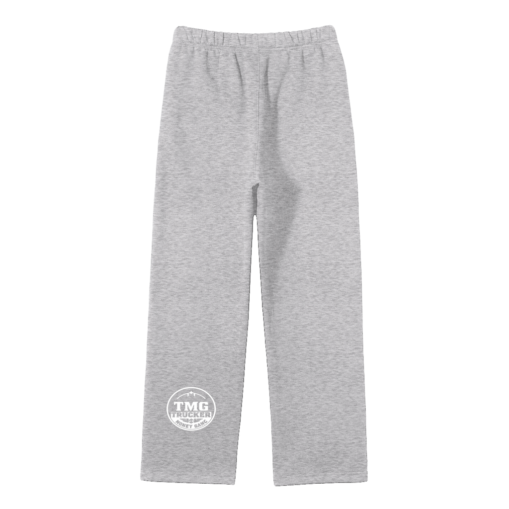 Unisex Solid Color Fleece Straight Leg Pants