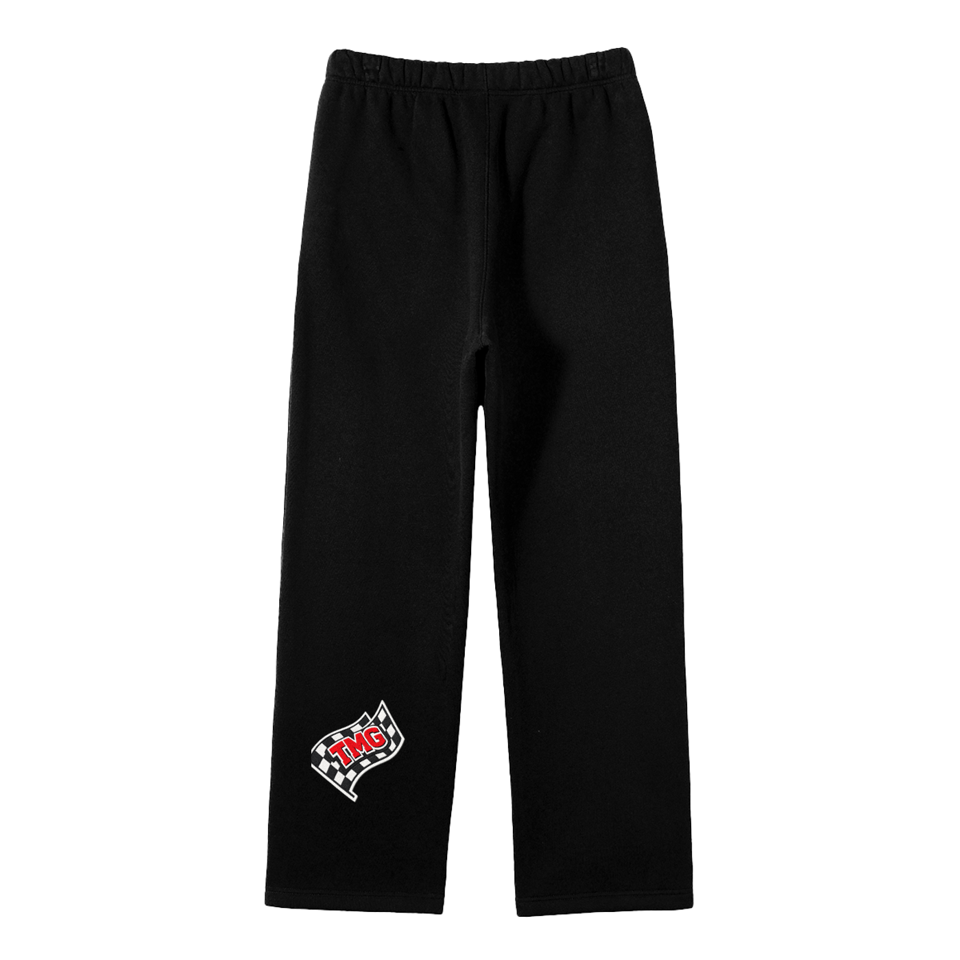 Unisex Solid Color Fleece Straight Leg Pants