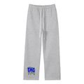 Unisex Solid Color Fleece Straight Leg Pants