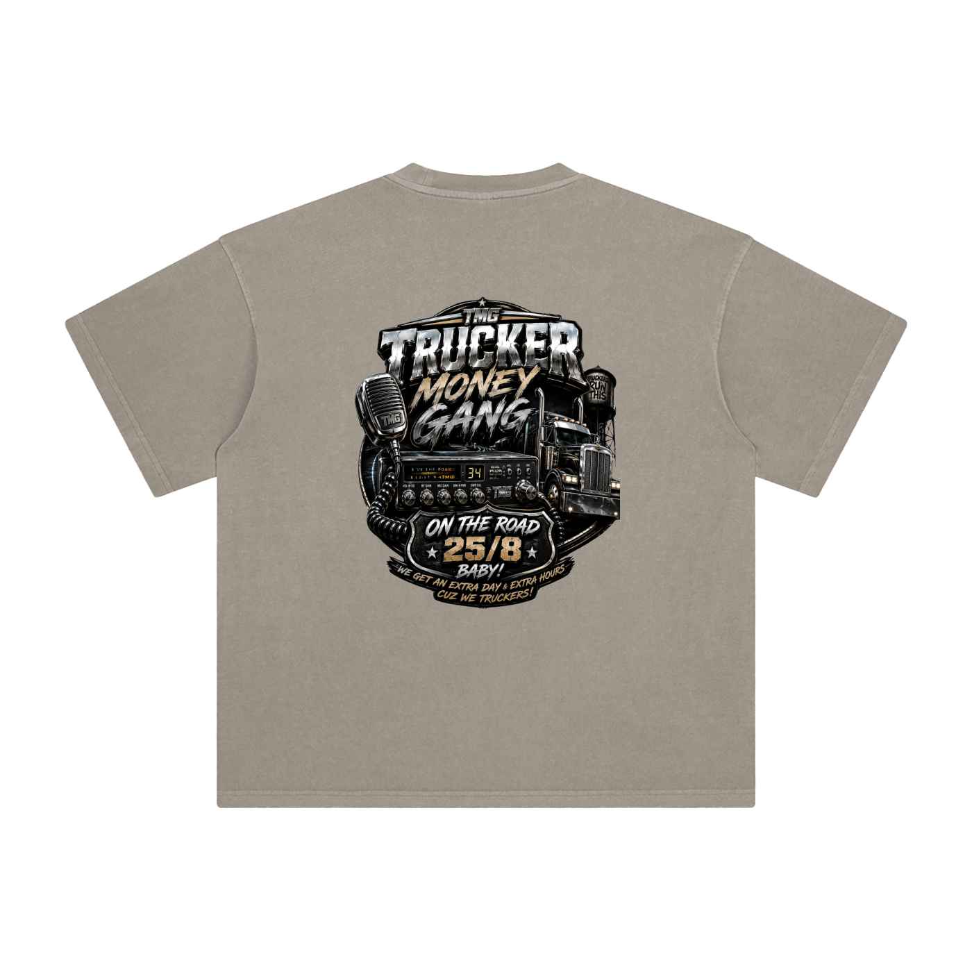 Enzyme Washed T-Shirt