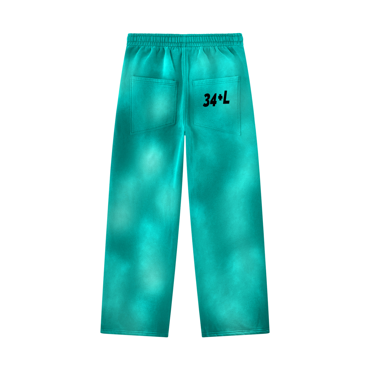Unisex Sunfade Wide Leg Fleece Sweatpants