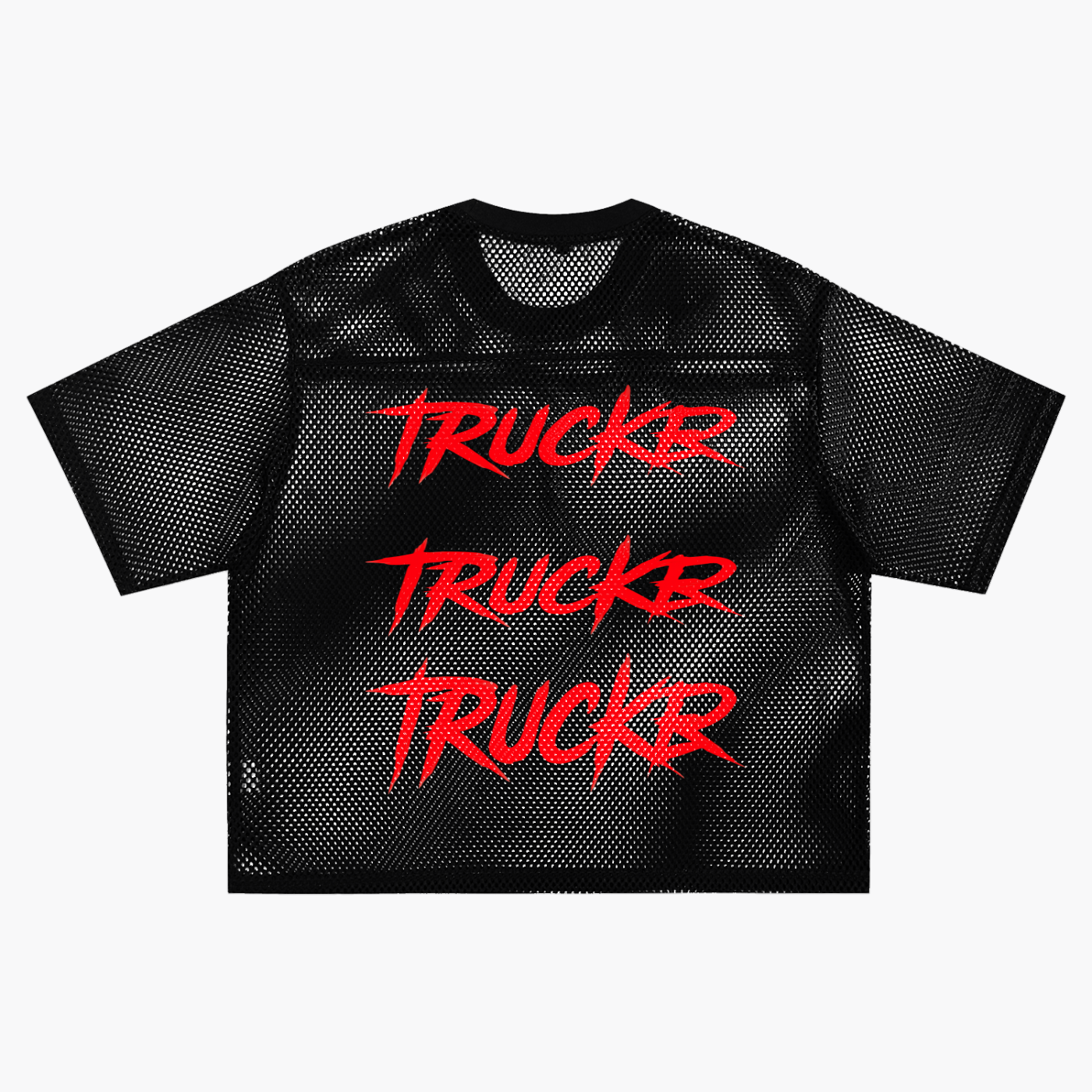 See-through Boxy Net T-Shirt