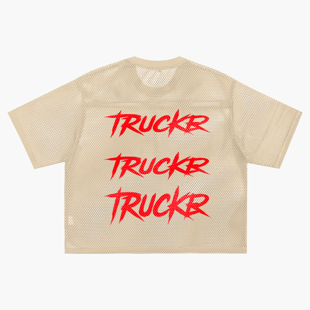 See-through Boxy Net T-Shirt