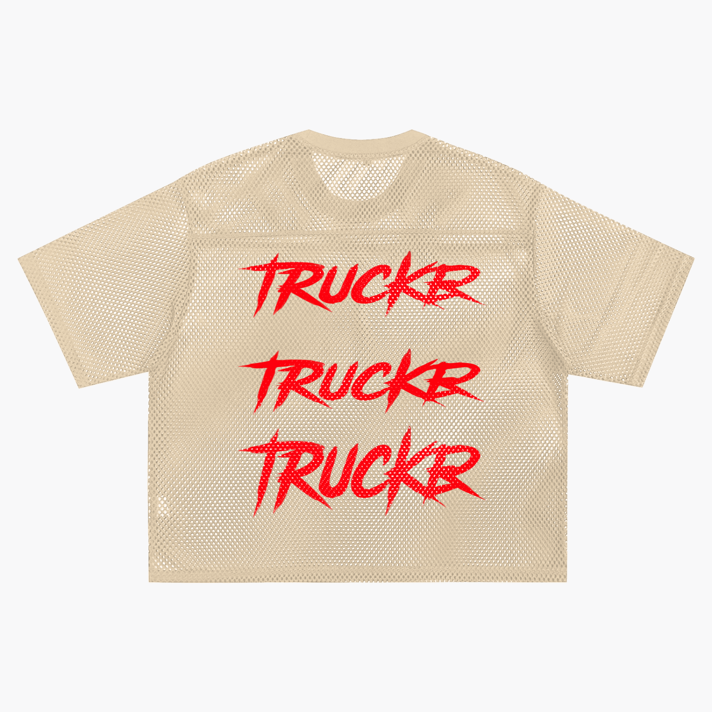 See-through Boxy Net T-Shirt