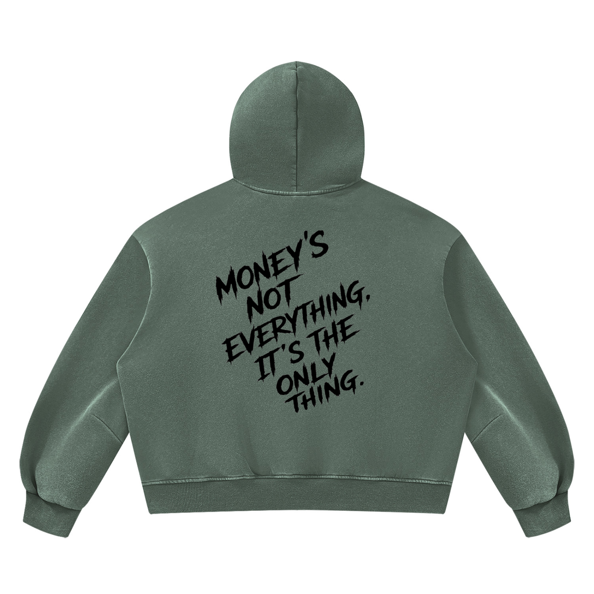 Unisex Vintage Wash Boxy Fleece Hoodie