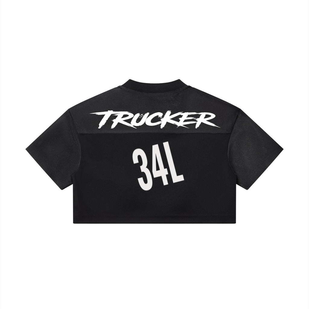 Women’s Cropped Paneled V-Neck Jersey