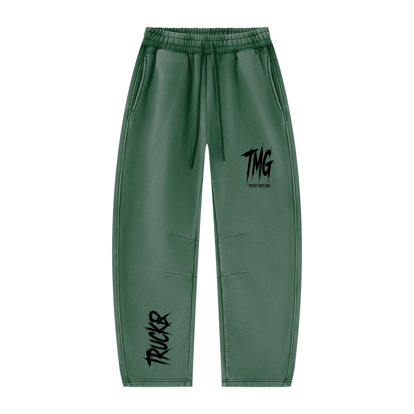 Unisex Vintage Wash Barrel Leg Fleece Sweatpants