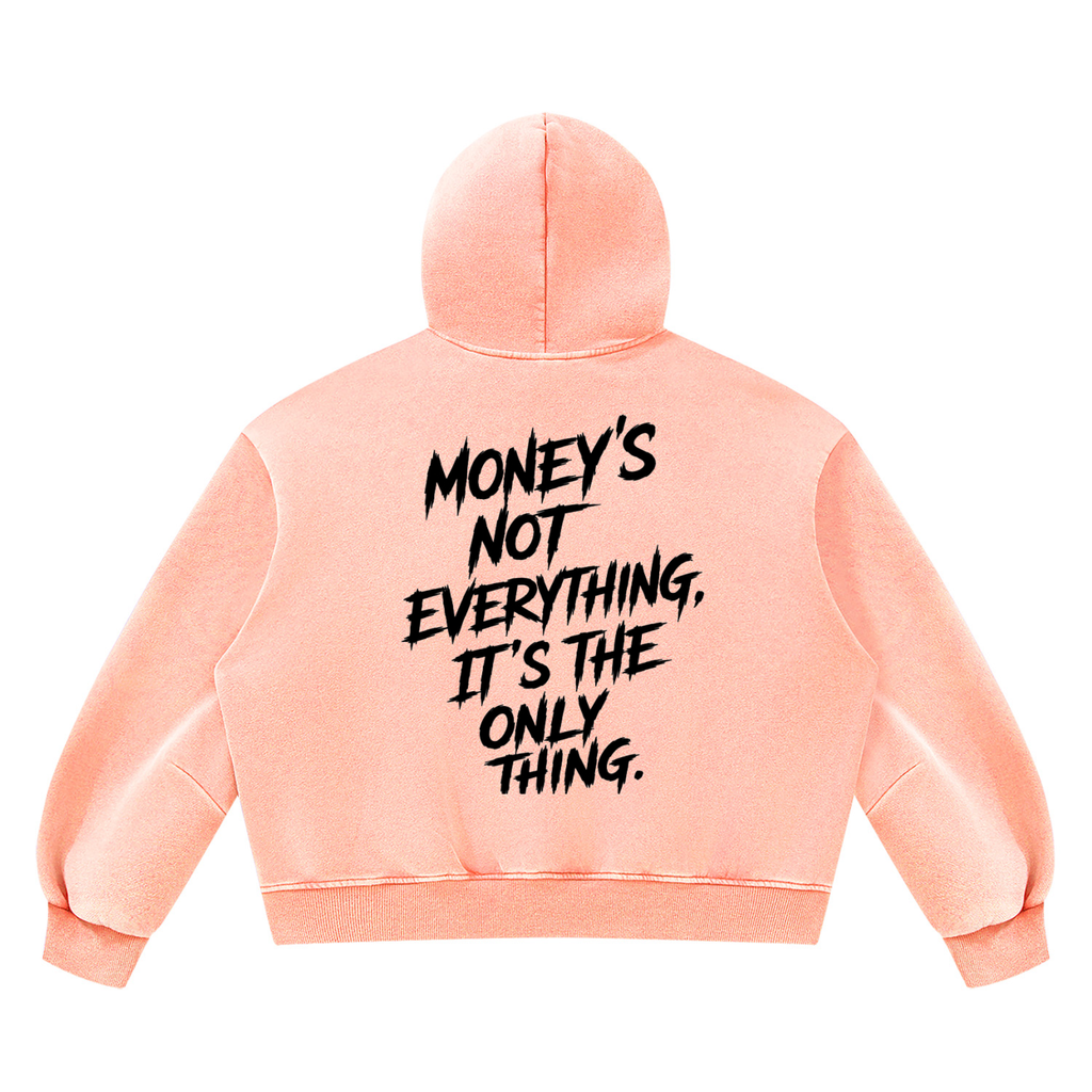 Unisex Vintage Wash Boxy Fleece Hoodie