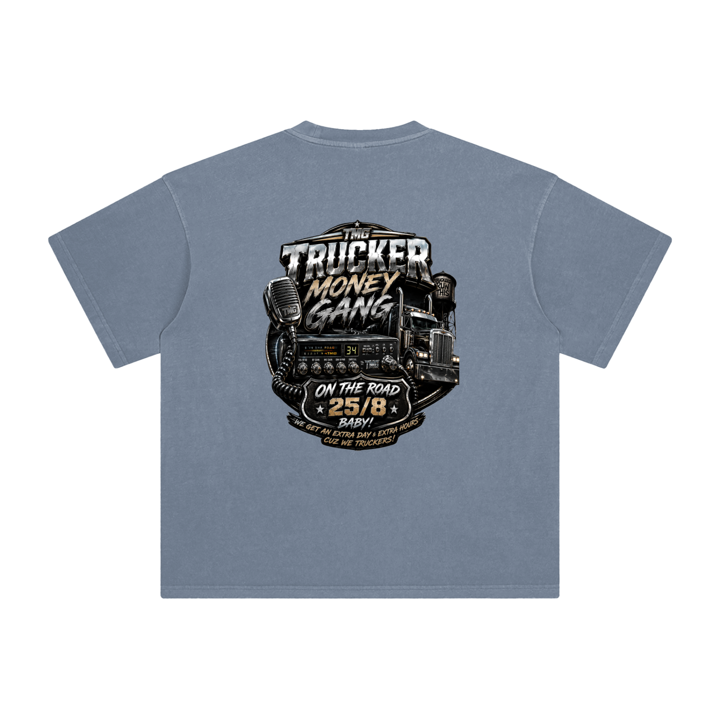 Enzyme Washed T-Shirt