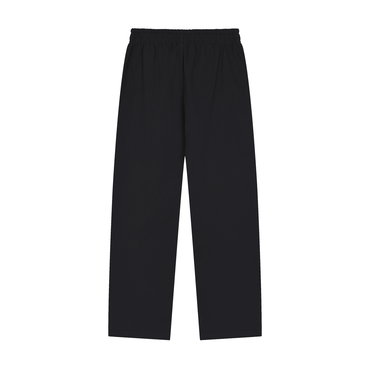 Solid Color Straight-Leg Sweatpants