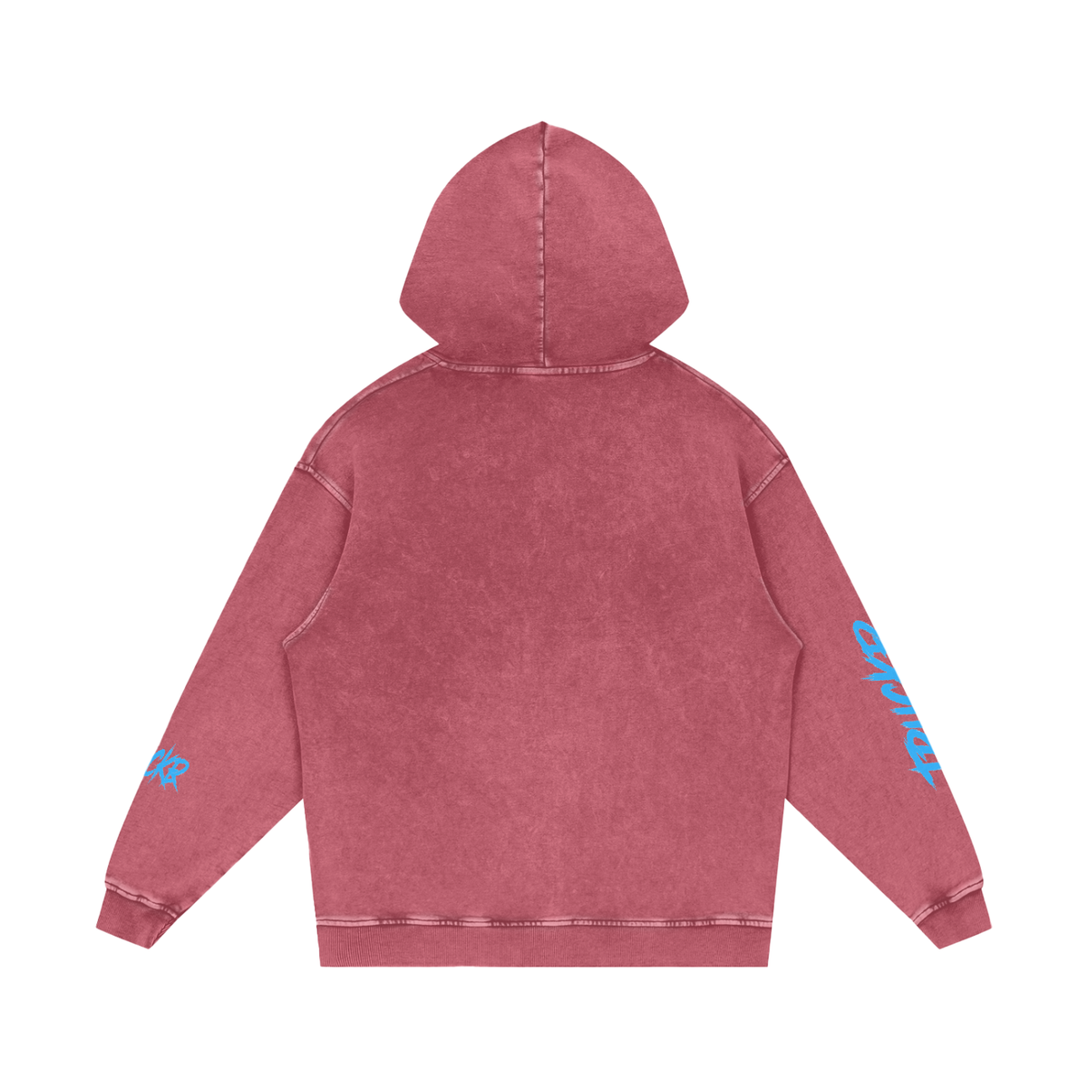 Snow Washed Loose Cotton Hoodie