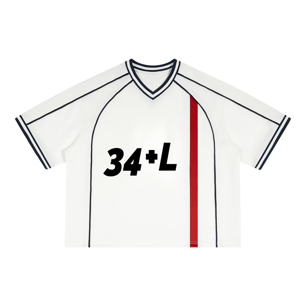 Unisex Boxy V-Neck Soccer Jersey