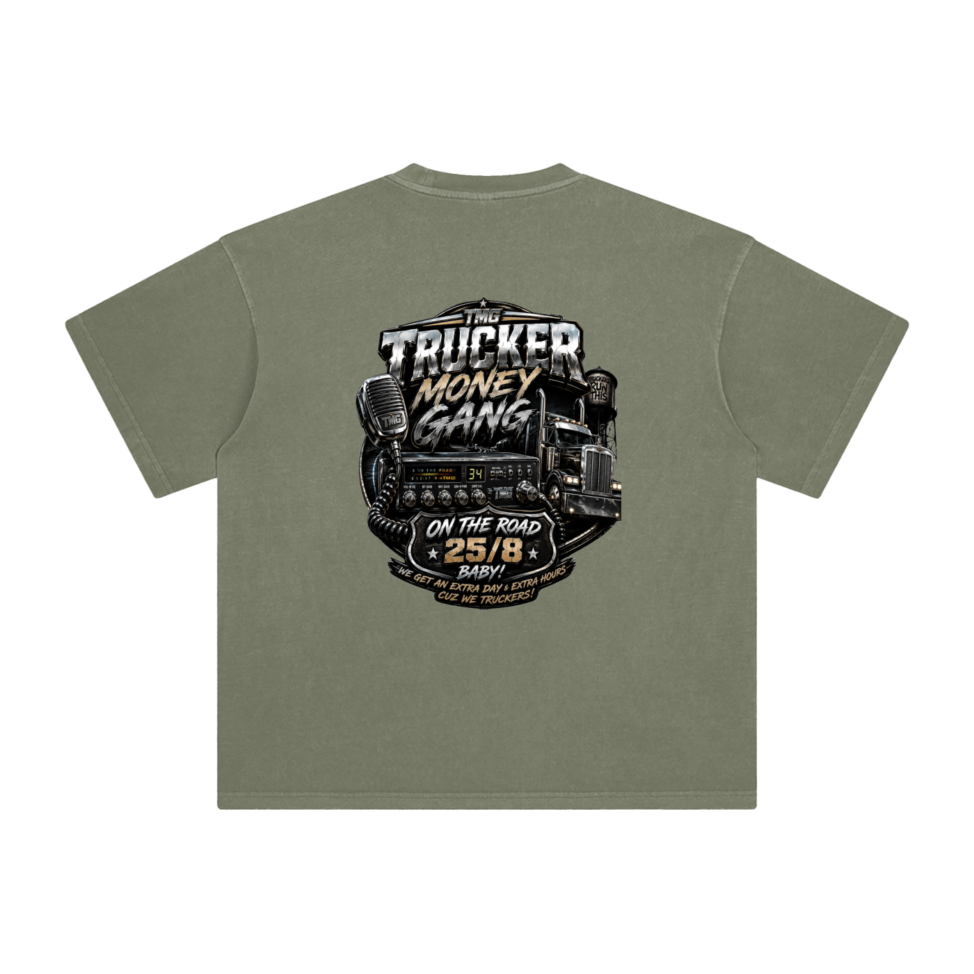 Enzyme Washed T-Shirt