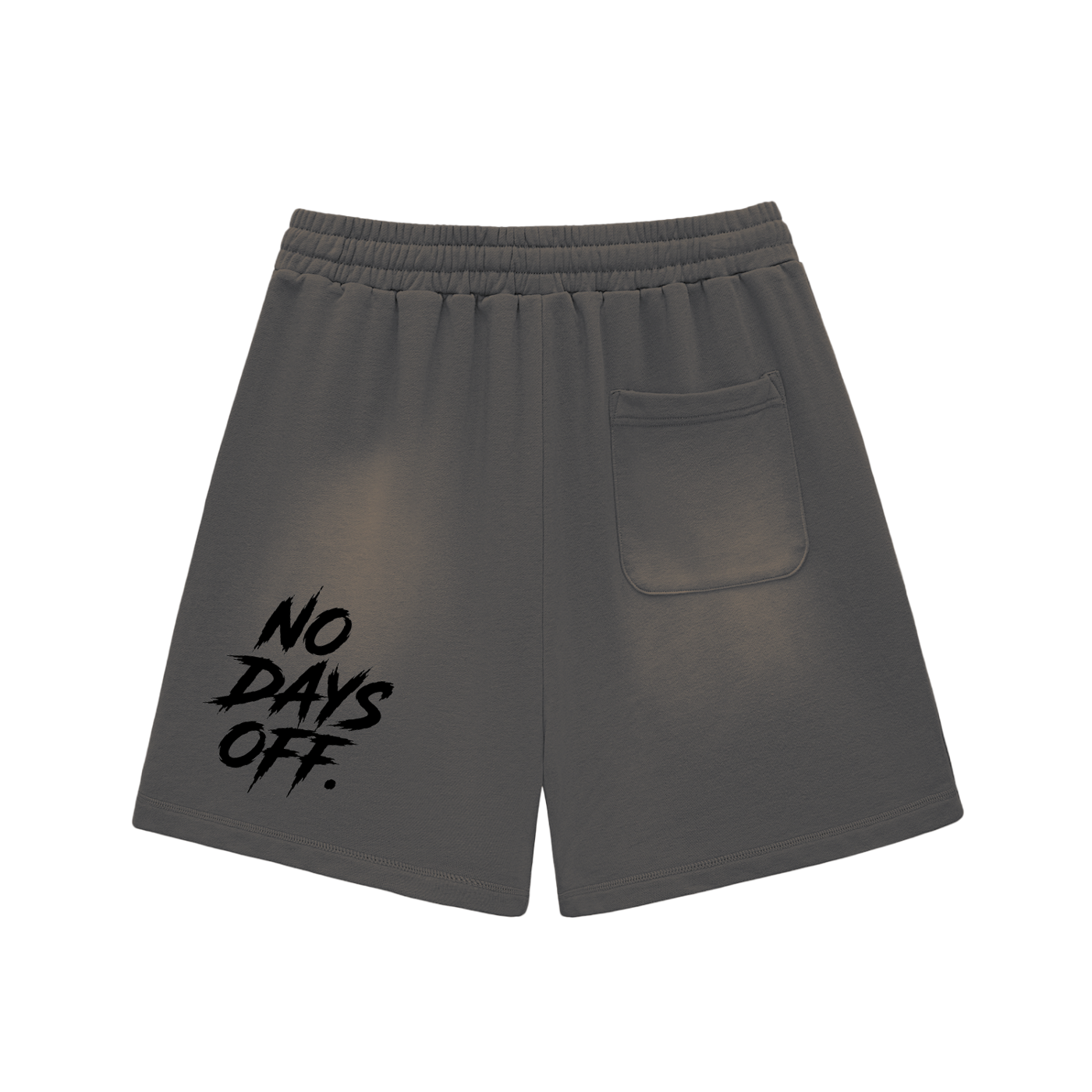 Sun Fade Raw Edge Cotton Shorts