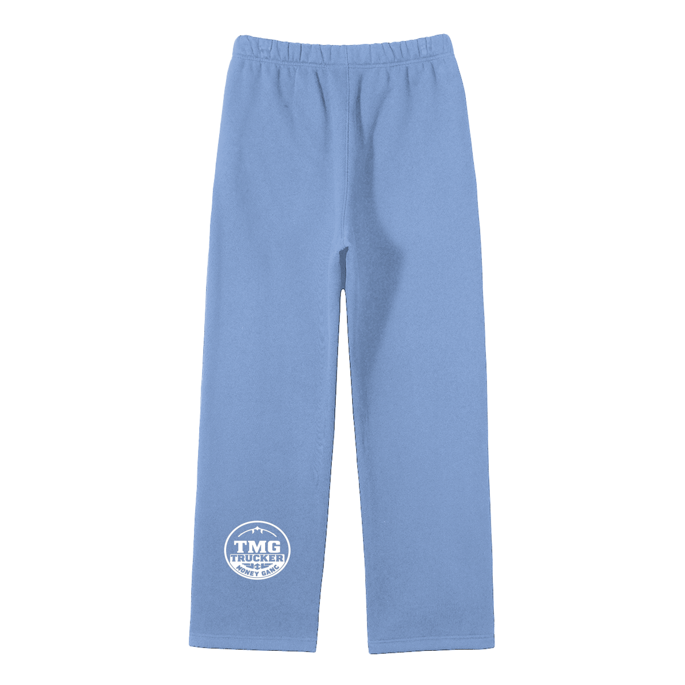 Unisex Solid Color Fleece Straight Leg Pants