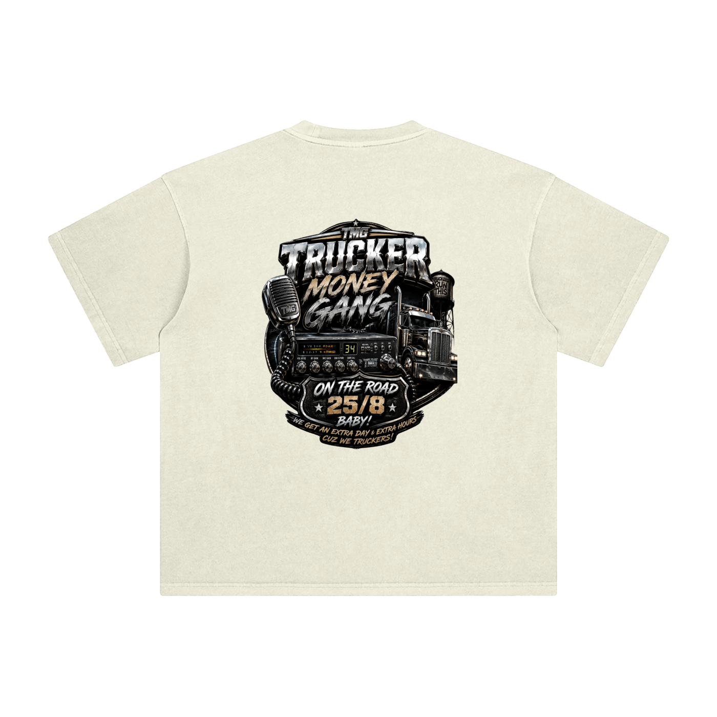 Enzyme Washed T-Shirt