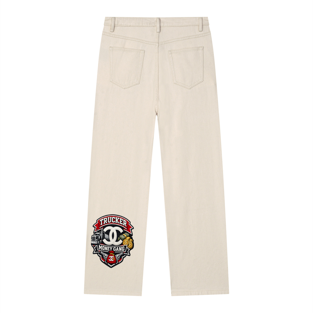 Men’s Vintage Wash Straight Leg Jeans