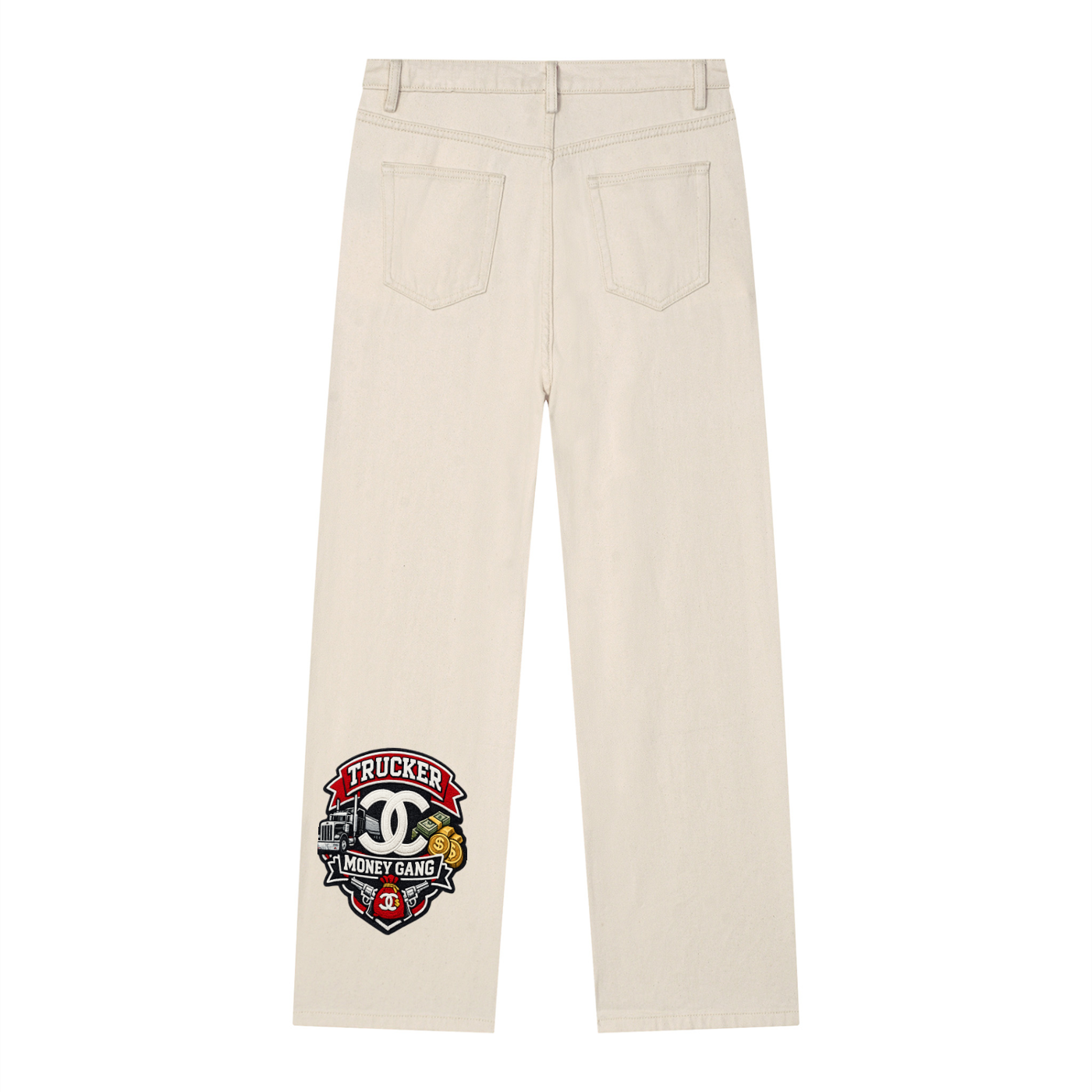 Men’s Vintage Wash Straight Leg Jeans
