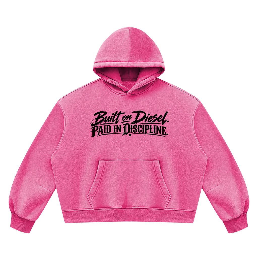 Unisex Vintage Wash Boxy Fleece Hoodie