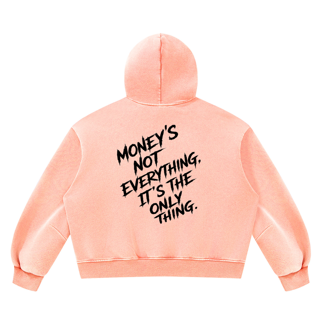 Unisex Vintage Wash Boxy Fleece Hoodie