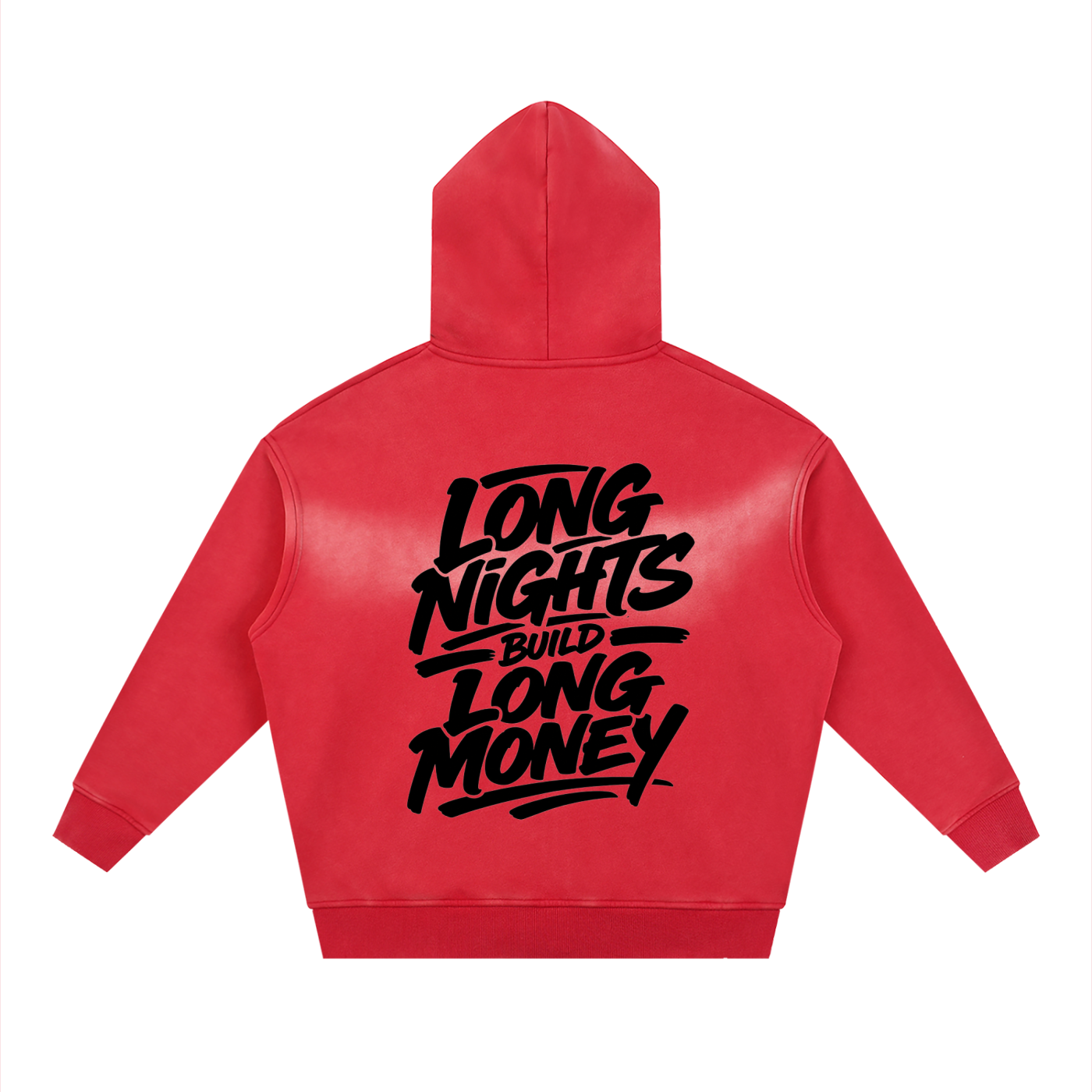 Sunfade Two-way Zipper Boxy Fleece Hoodie