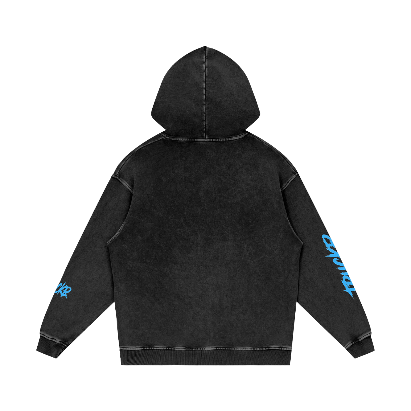 Snow Washed Loose Cotton Hoodie